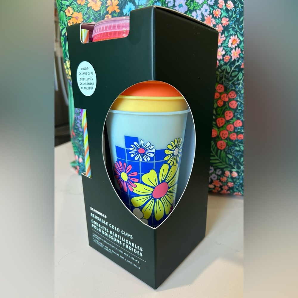Starbucks Colour changing cold cups NWT